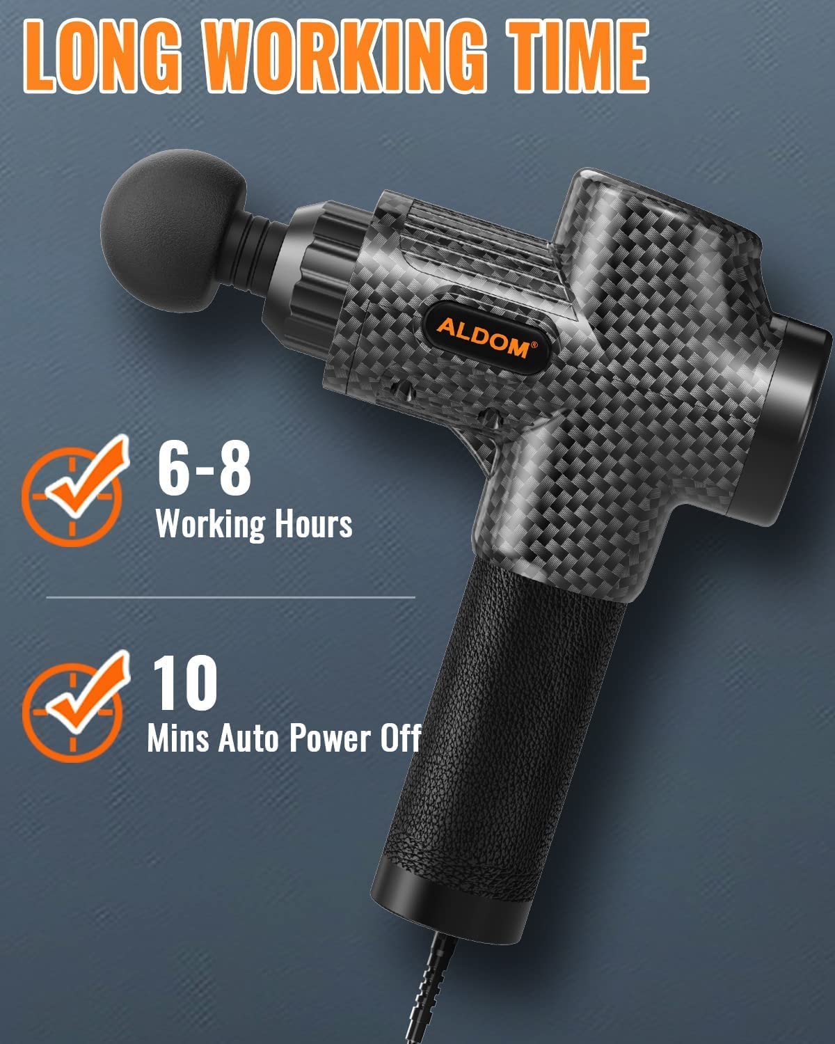 Massage Gun, Muscle Massager Percussion Massager Muscle Massage Gun Deep Tissue Electric Body Massagers Handheld Muscle Gun Quiet Brushless Motor Cordless Max 4800RMP 30 Speed Levels USB C Charging for Shoulder Leg Back Pain Relief Relax, Gifts for Men